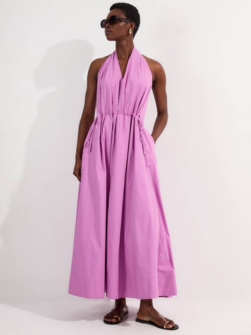 Karen Miller NWT Women’s Halter Maxi Dress in Lilac